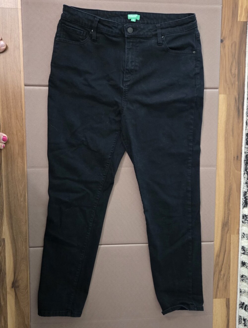 United Colors Of Benetton Women's Black Boot Cut Jeans